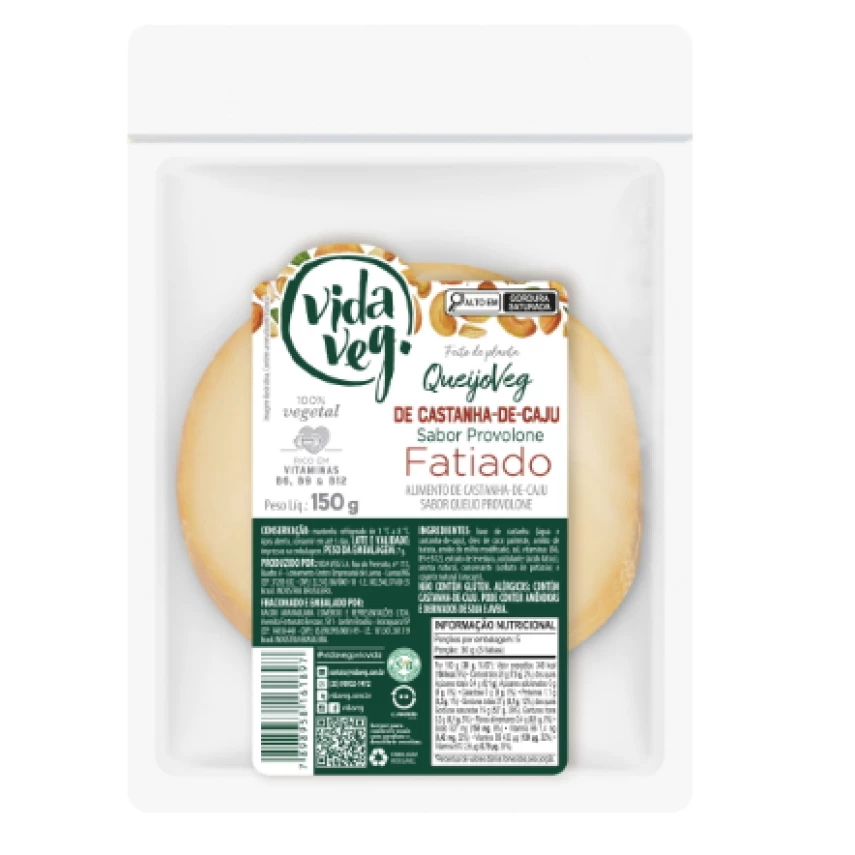 QJ CAST DE CAJU PROV. FAT VIDA VEG 150G