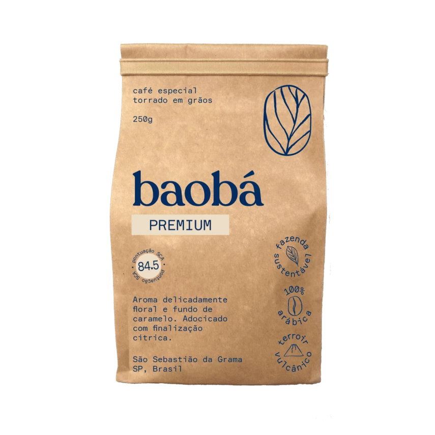 CAFE BAOBA  ESPECIAL PREMIUM GRAO 250G