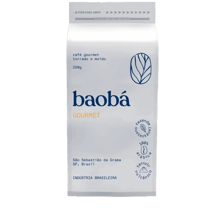 Café Gourmet Torrado e Moído BAOBÁ 250g