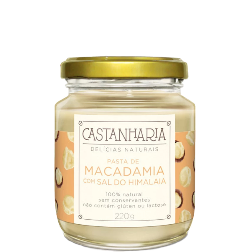 Pasta de Macadâmia com Sal do Himalaia CASTANHARIA 220g