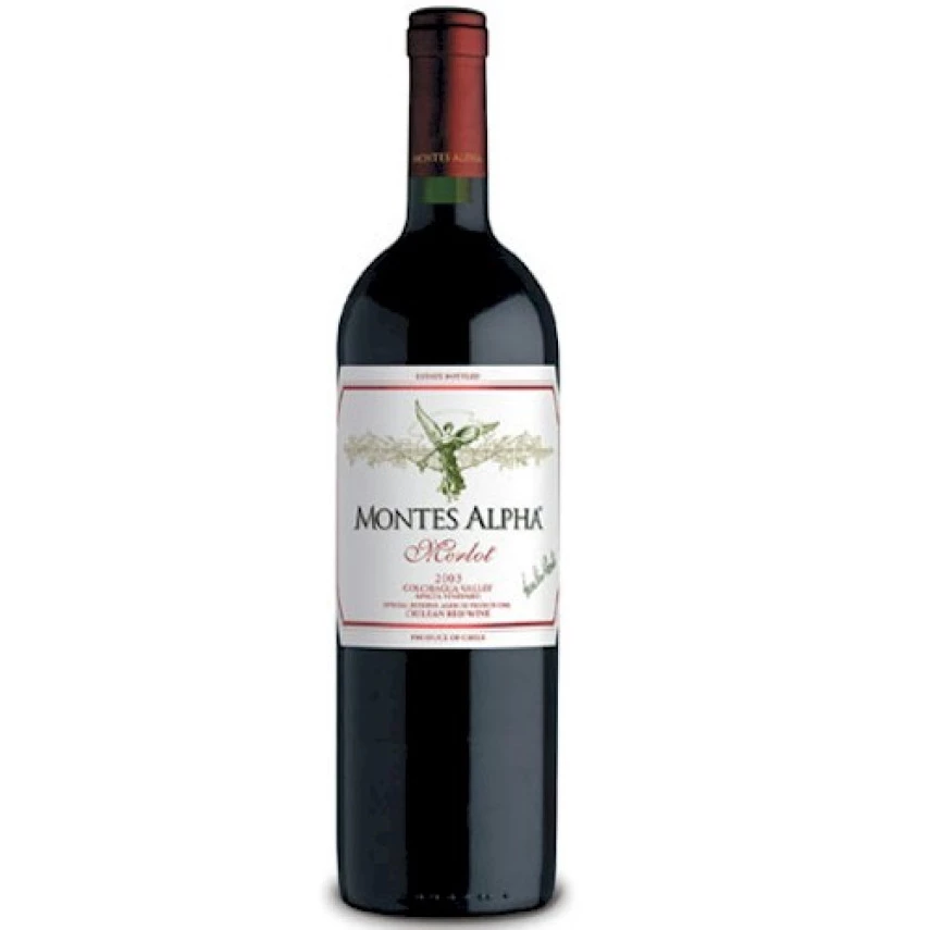 Vinho Chileno Tinto Merlot MONTES ALPHA 750ml