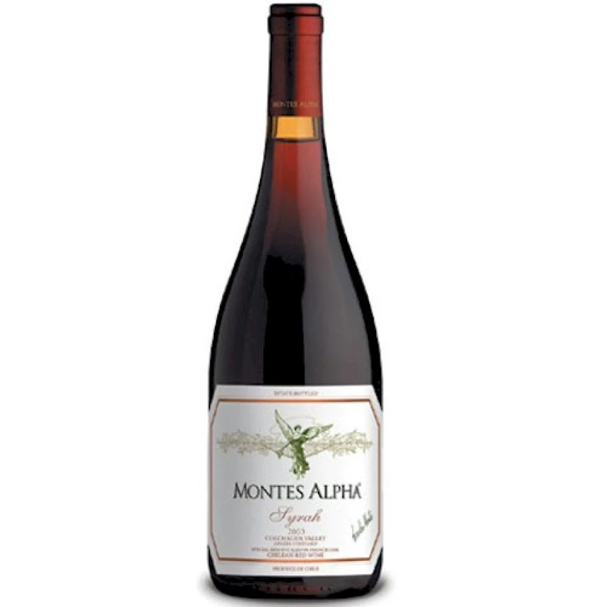 Vinho Chileno Tinto Syrah MONTES ALPHA 750ml