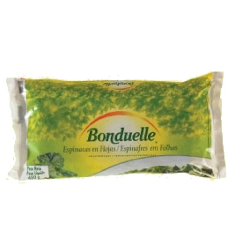 Espinafre em Folhas Congelado BONDUELLE 400g