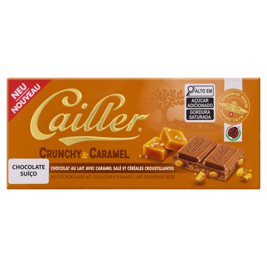 Chocolate Suiço Lait Crunc Caramel Sale 100g