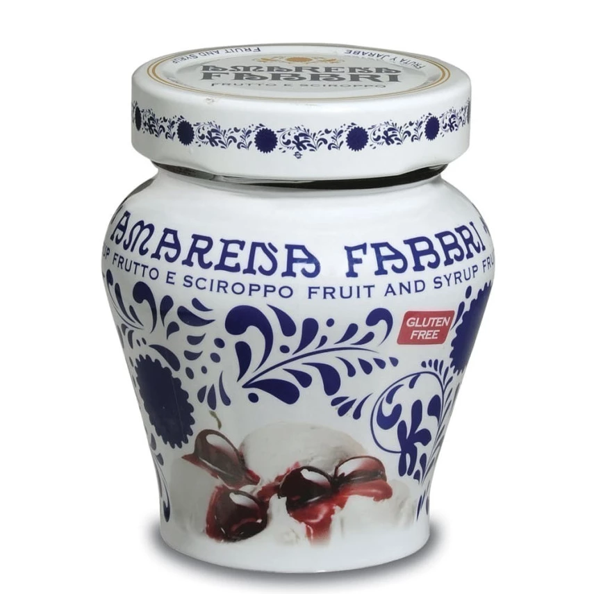 Cereja Preta em Calda FABBRI OPALINE 230g
