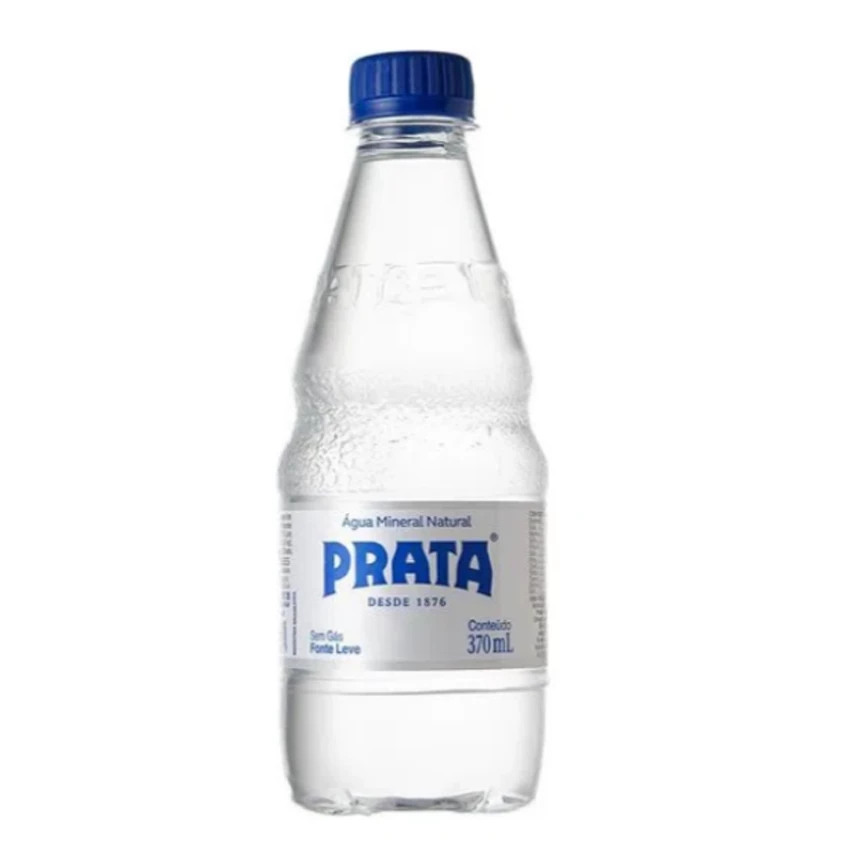 Água Mineral Natual Sem Gás PRATA 370ml