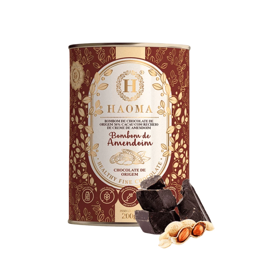 BOMB DE AMENDOIM COM WHEY PROTEIN HAOMA 220G