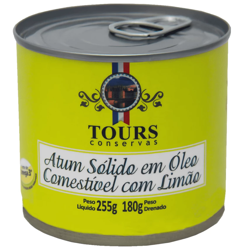 ATUM SOLIDO OLEO COM LIMAO TOURS 255GR