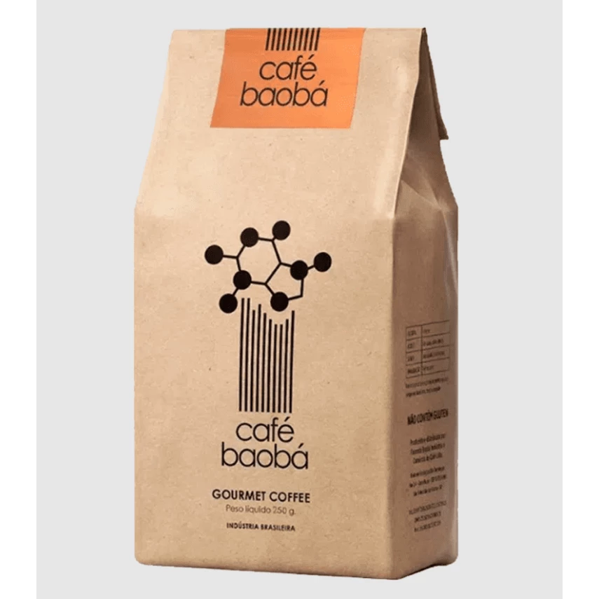CAFE BAOBA  GOURMET EM GRAOS 250G