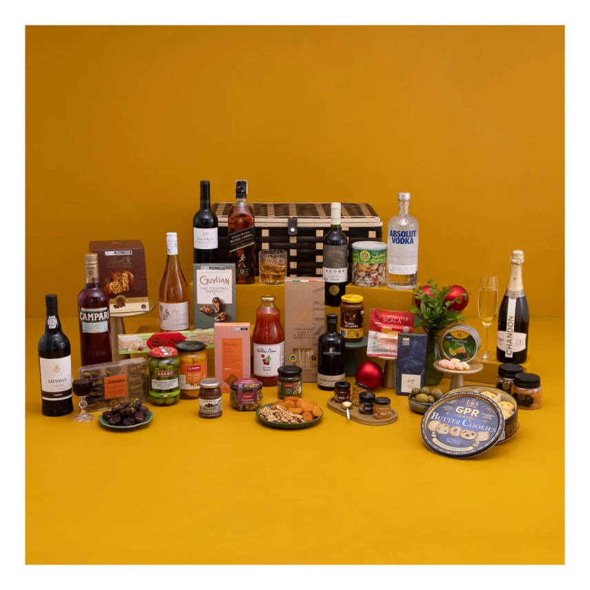 Cesta de Natal Bordeaux – 31 itens 