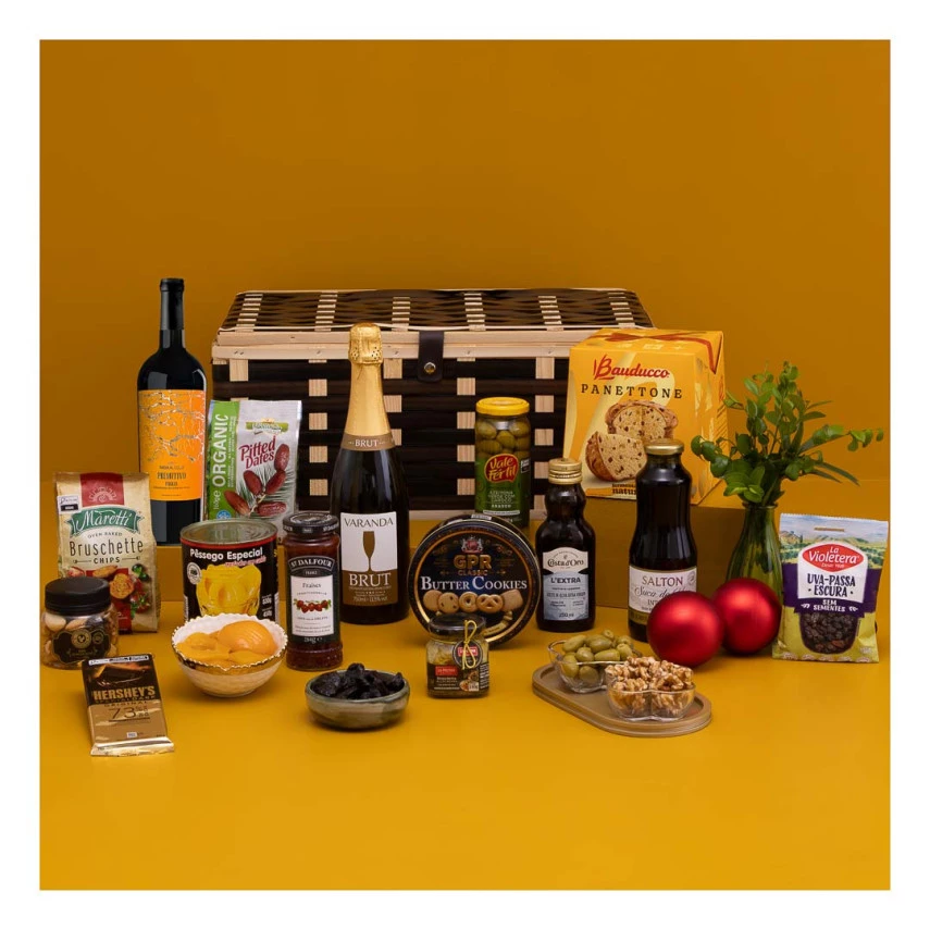 Cesta de Natal Cabernet – 18 itens 