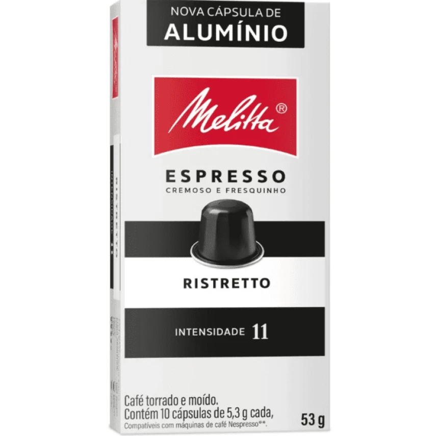 Café em Cápsulas Ristretto Intensidade 11 MELITTA 53g