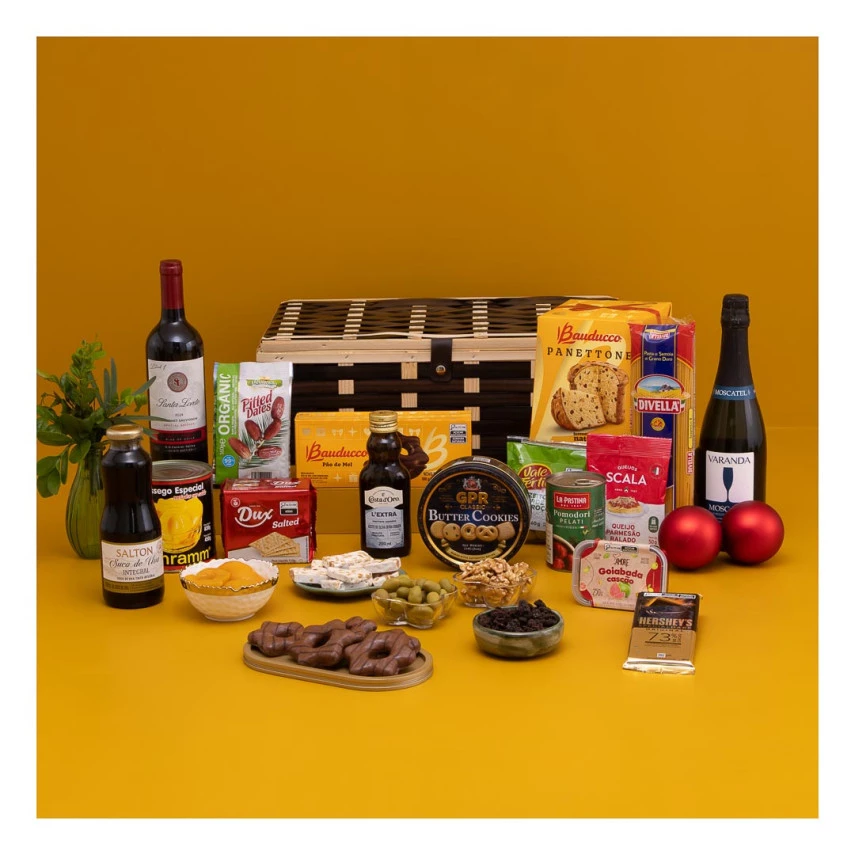 Cesta de Natal Carmenére – 19 itens 