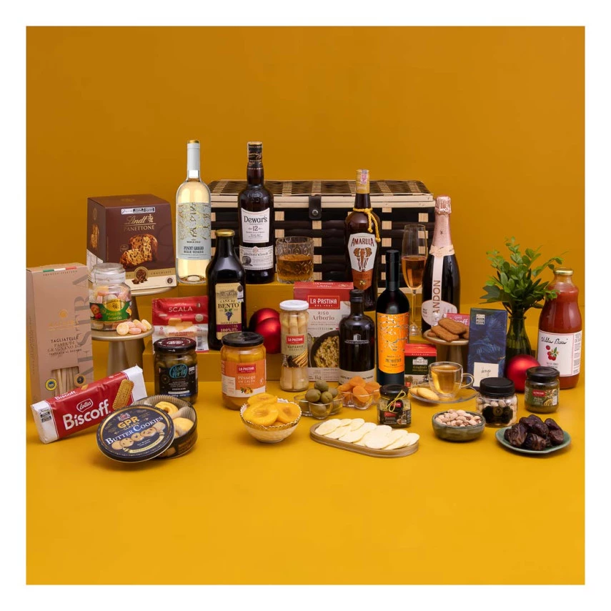 Cesta de Natal Chardonnay – 27 itens 