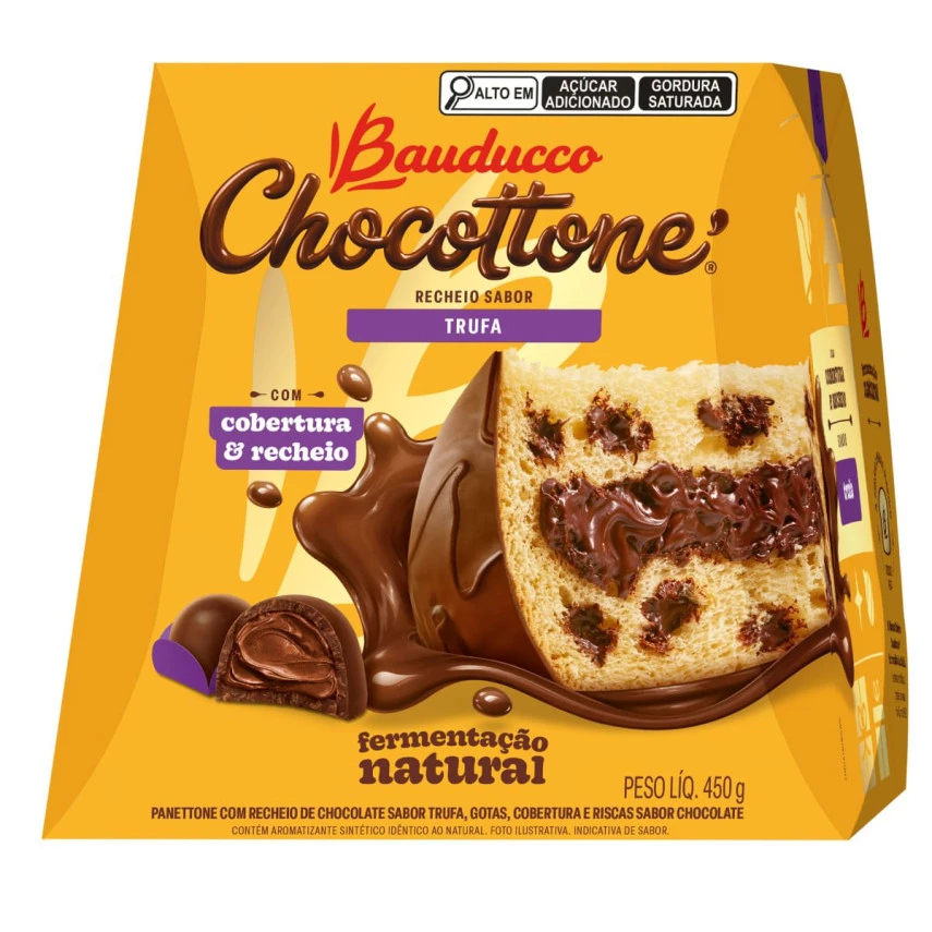 Chocottone de Trufa Bauducco 450g  Chocottone de Trufa Bauducco 450g