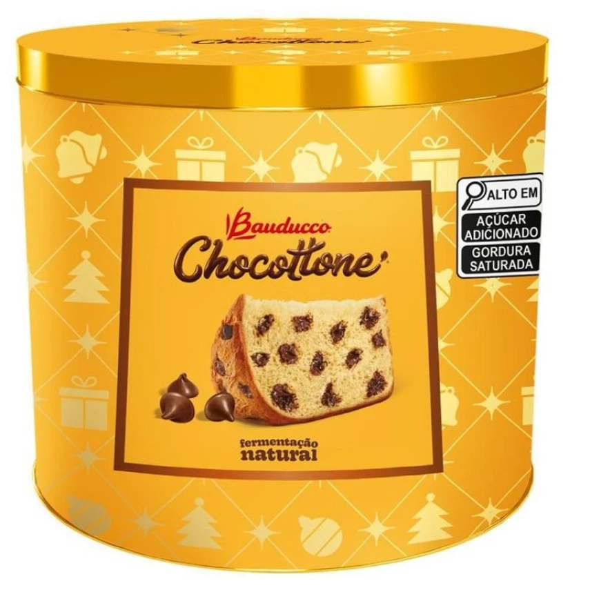 Chocottone Lata Bauducco 750g  Chocottone Lata Bauducco 750g