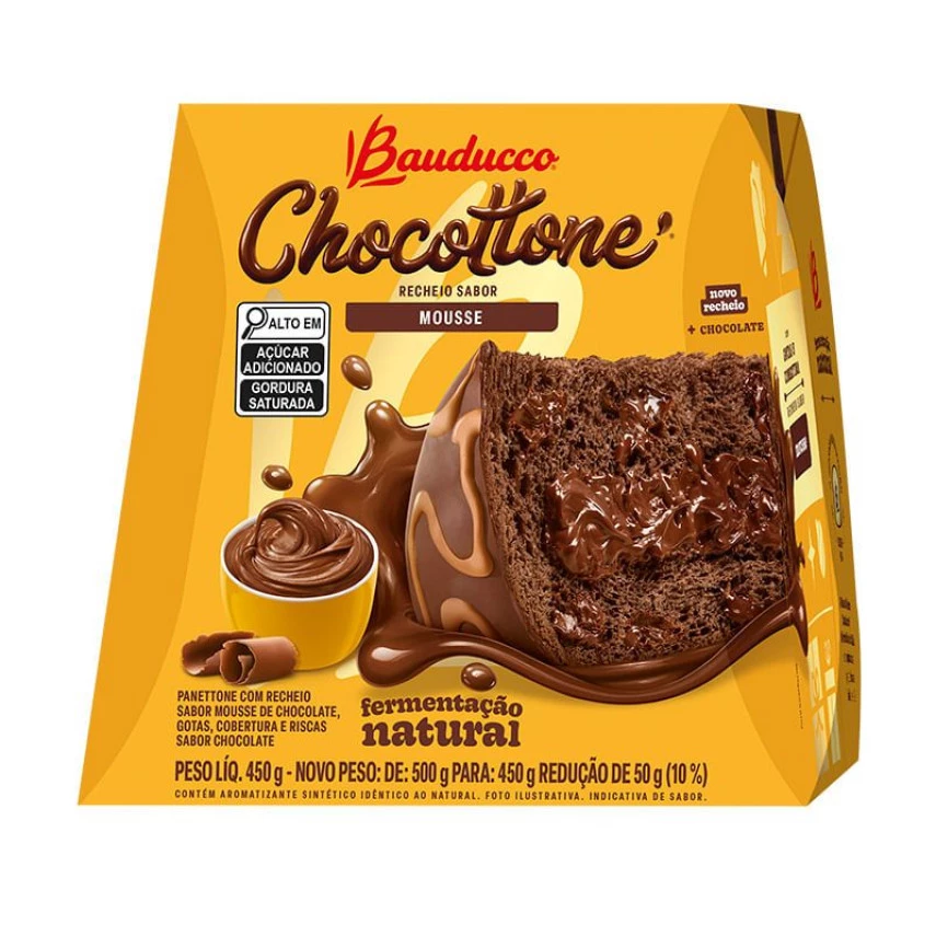 Chocottone Mousse Maxi Bauducco 450g 