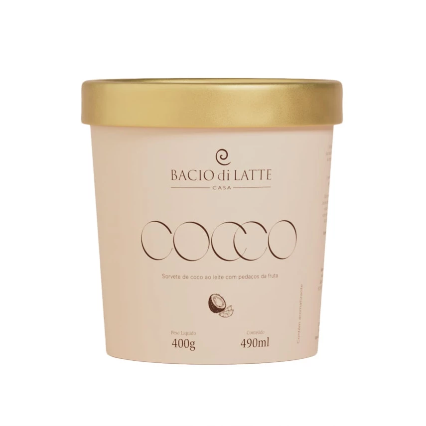 Sorvete Cocco BACIO DI LATTE 490ml