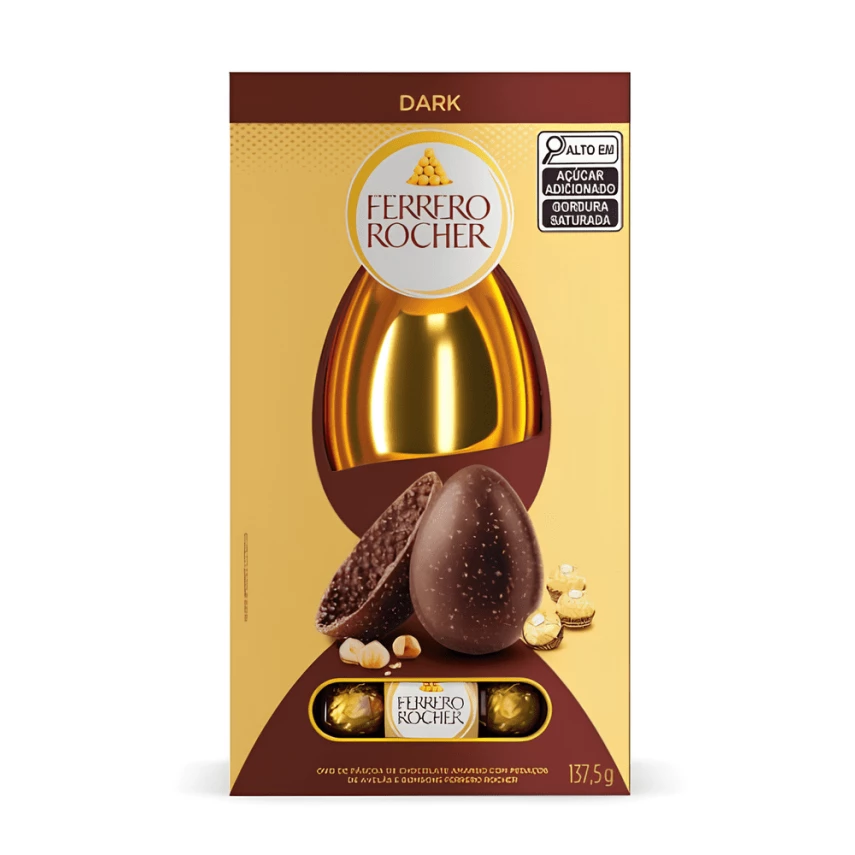 Ovo de Páscoa Dark FERRERO ROCHER 137,5g