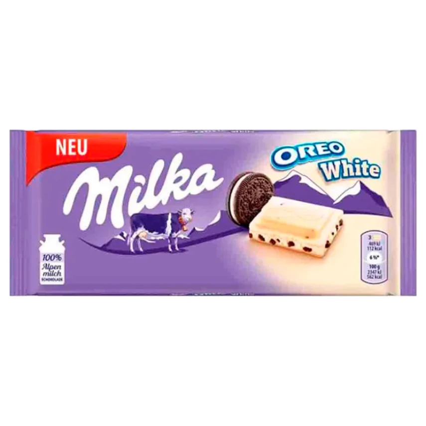 Chocolate Oreo White MILKA 100G