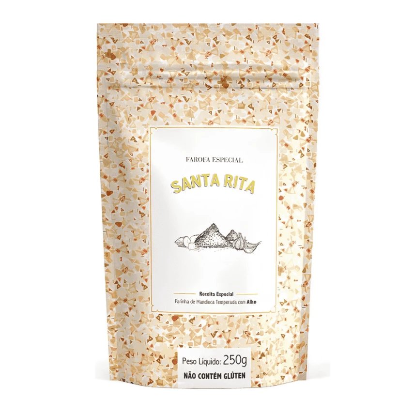 Farofa de Alho SANTA RITA 250g