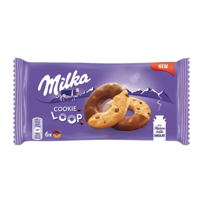 Cookiies Loop MILKA 132g
