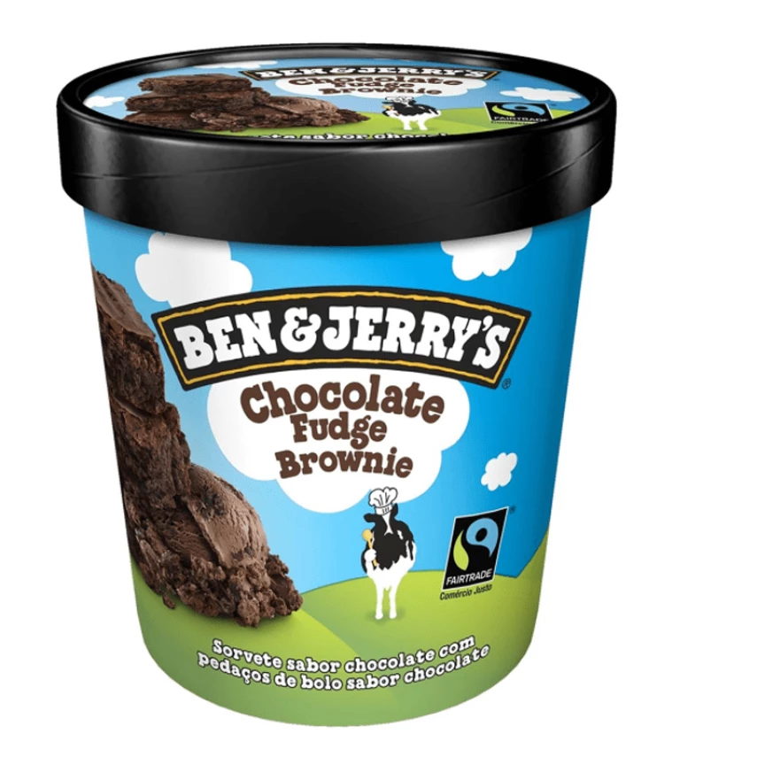 Sorvete Chocolate Fudge Brownie BEN & JERRY'S 458ml