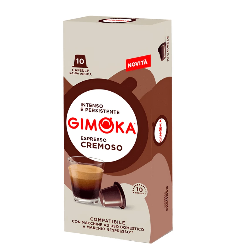 Café Cremoso 10 Cápsulas Nespresso GIMOKA 55g