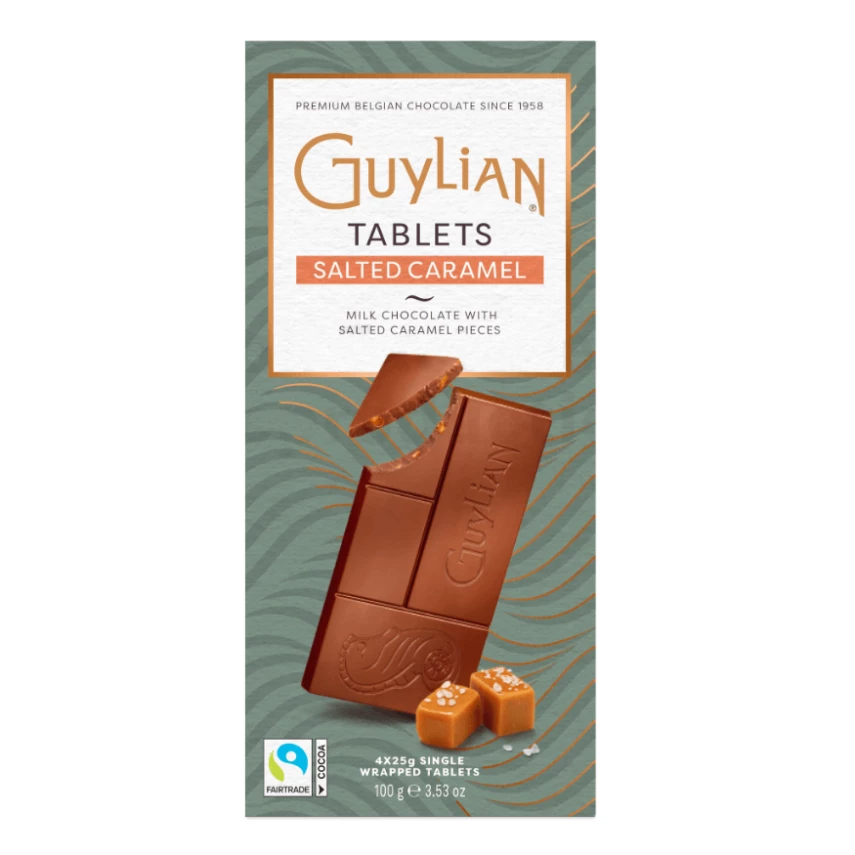 Chocolate de Caramelo e Sal GUYLIAN 100g