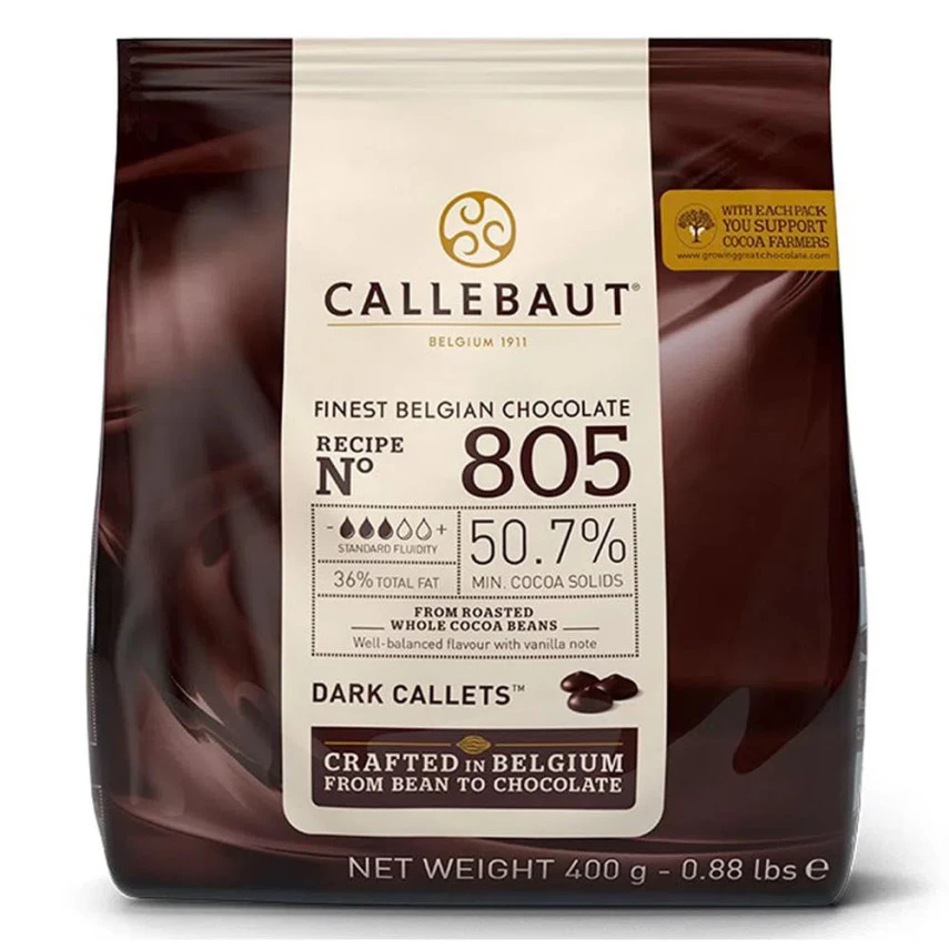 Chocolate 50,7% Callebaut 400g