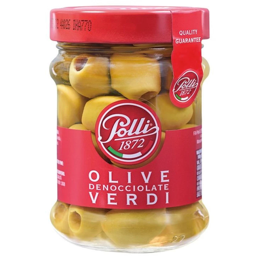 Azeitona verde sem caroço POLLI 290g