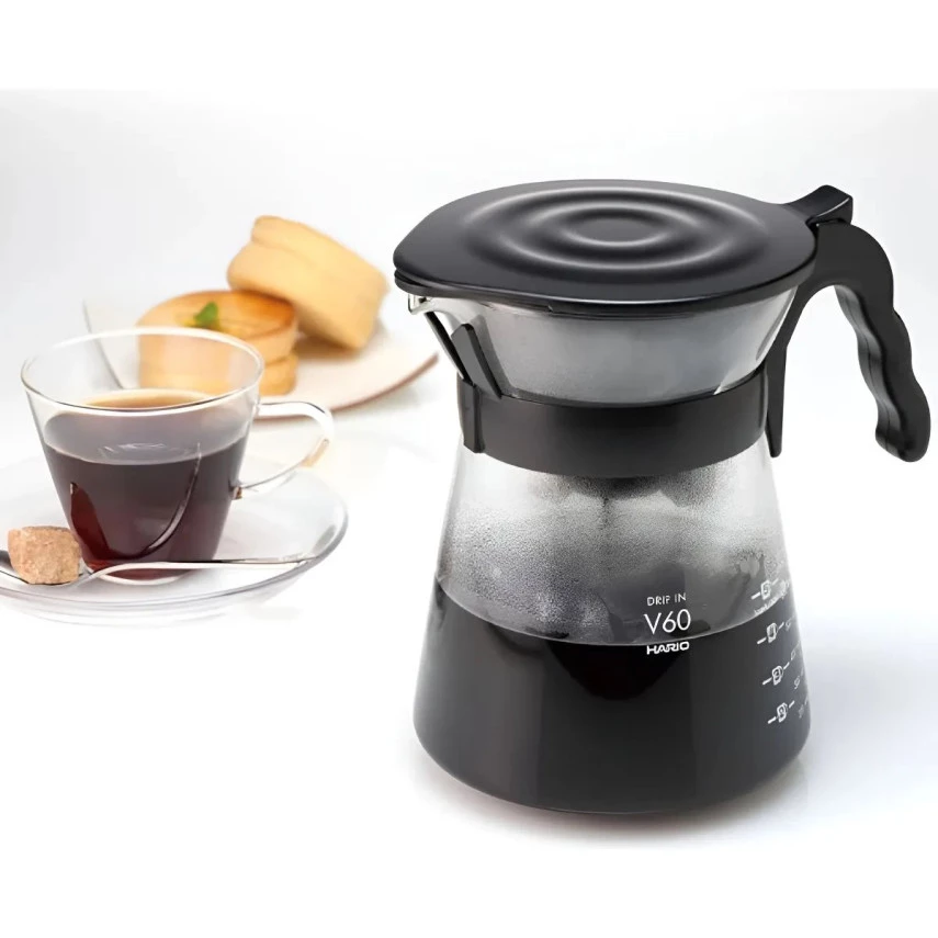 Conjunto Café Drip In Server Hario V60 02 40 Filtros 1