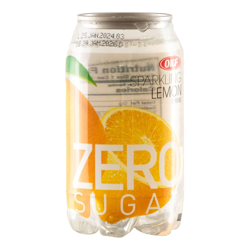 Refrigerante Coreano de Limão Sem Açúcar OKF 350ml