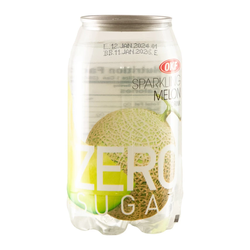 Refrigerante Coreano de Melão Sem Açúcar OKF 350ml