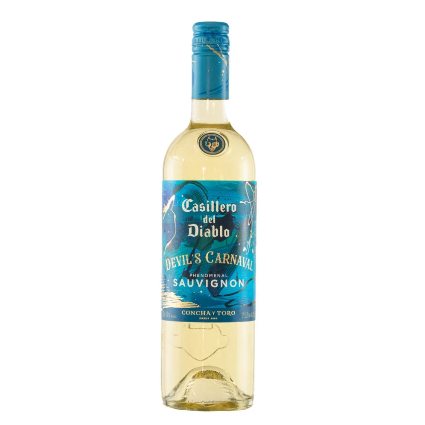 Vinho Chileno Branco Phenomenal Sauvignon Devil's Carnaval CASILLERO DEL DIABLO 750ml