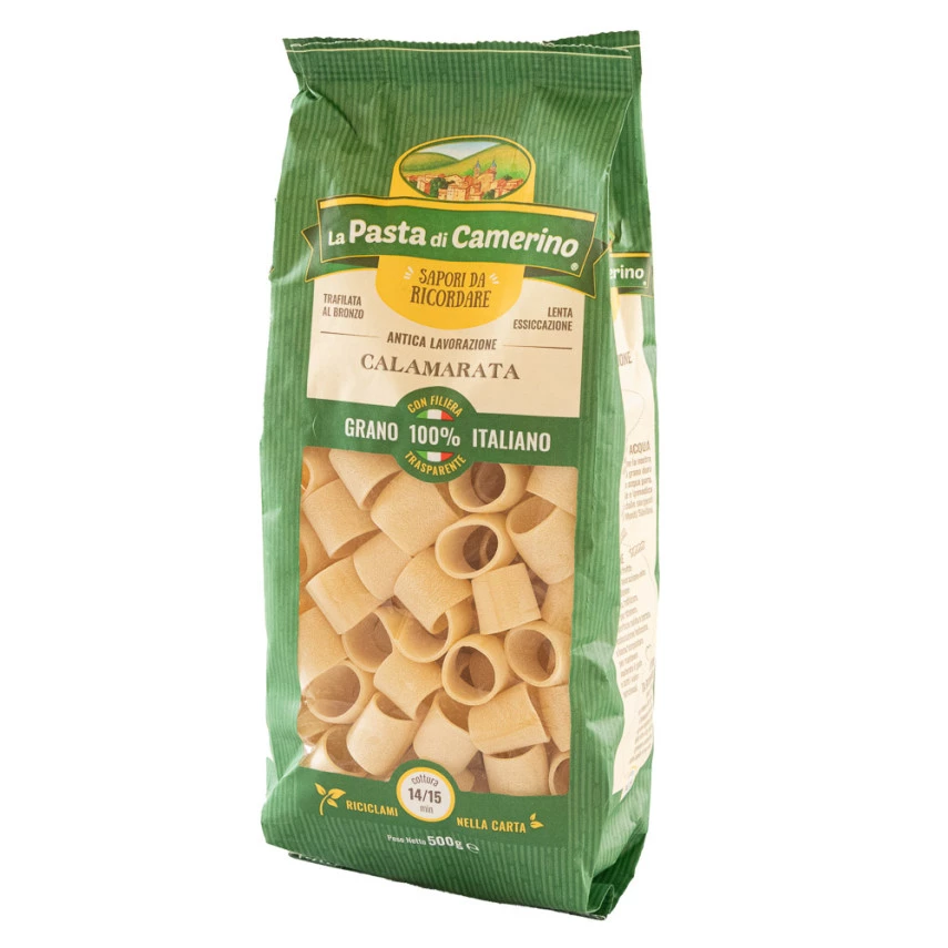 Macarrão de Sêmola Calamarata LA PASTA DI CAMERINO 500g