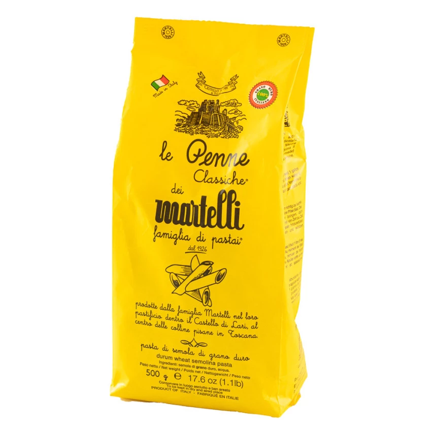 MASSA SEM G DURO LE PENNE CLASSIQUE DEI MARTELLI 500G