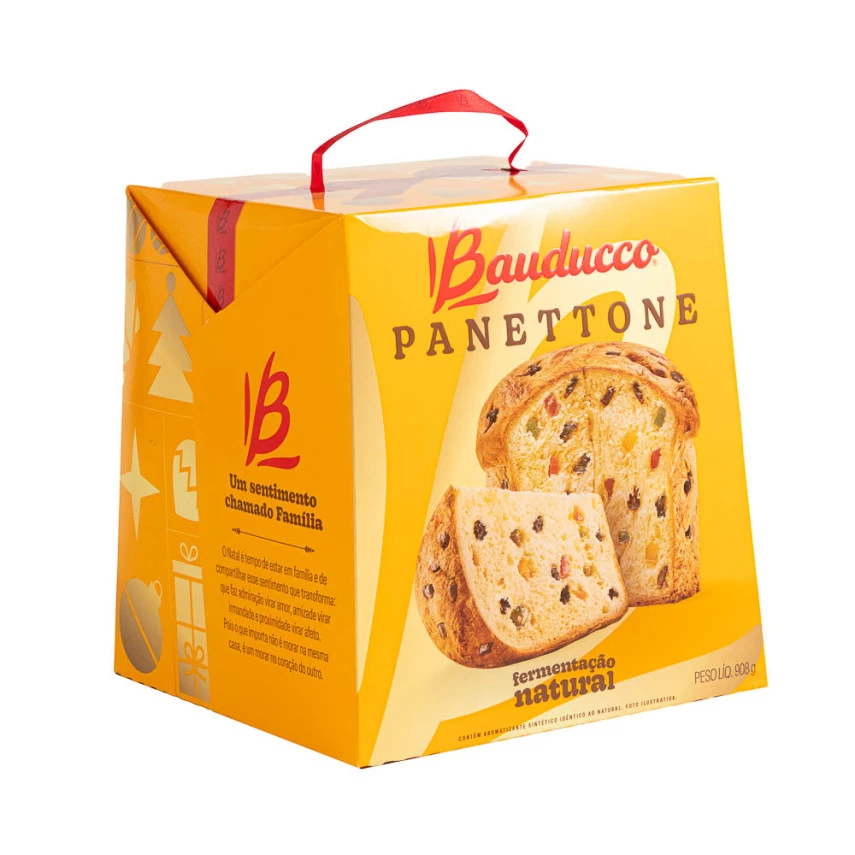 Panetone com Frutas BAUDUCCO 908g