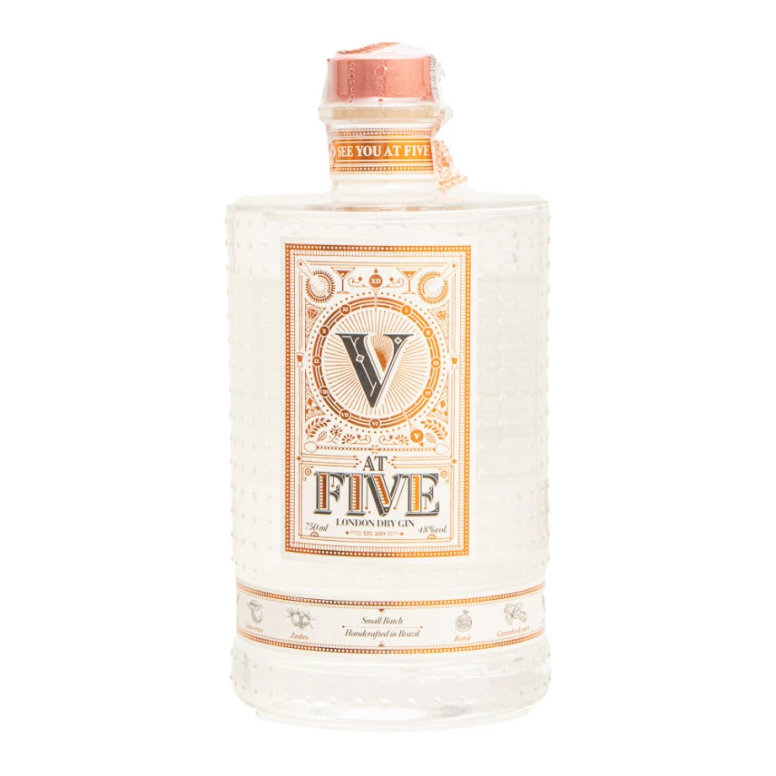 Gin London Dry AT FIVE 750ml