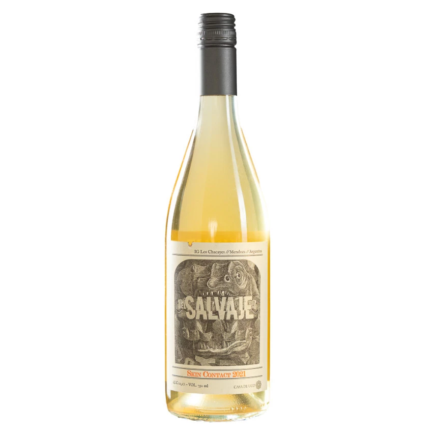 Vinho Argentino  El Salvaje Orange Style 750ml