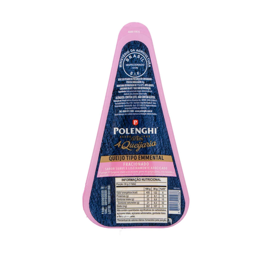 QJ TIPO EMMENTAL POLENGHI 120G