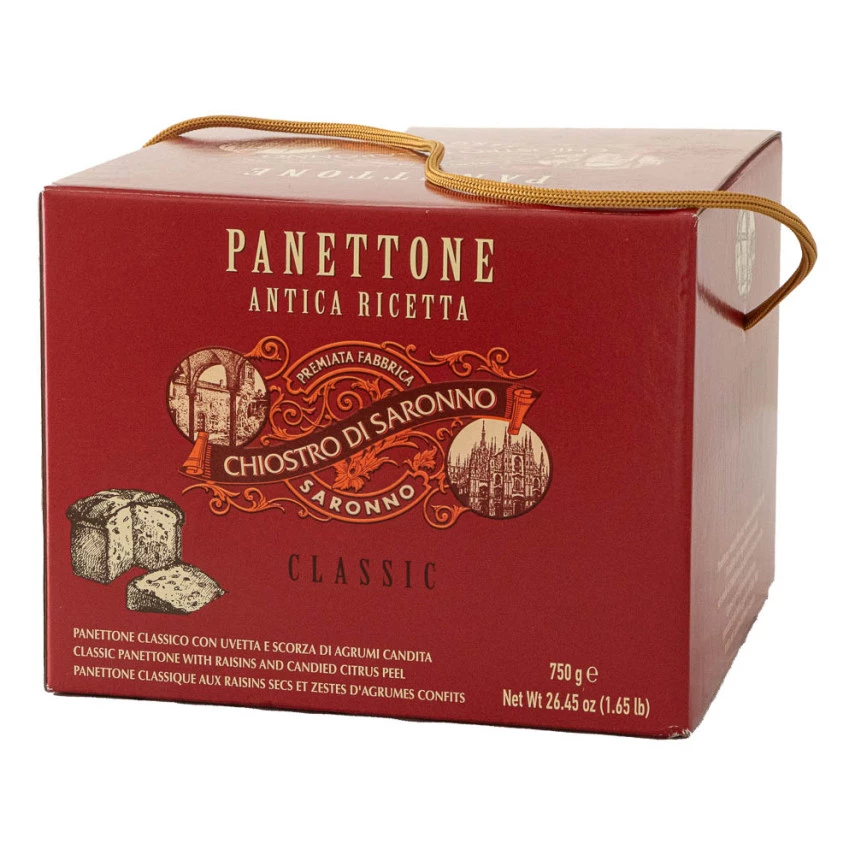 Panetone Milano Classico Elegance Box CHIOSTRO DI SARONNO 750g
