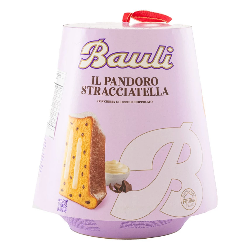 Pandoro Stracciatella com Creme e Gotas de Chocolate BAULI 750G