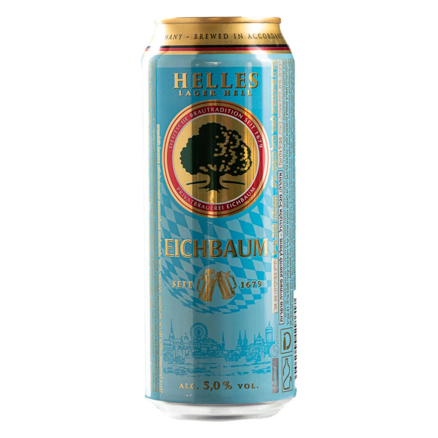 Cerveja Helles Lager Hell Eichbaum 500ml