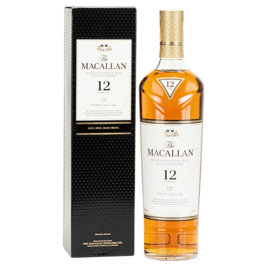 Whisky 12 Anos Sherry Oak THE MACALLAN 700ml 