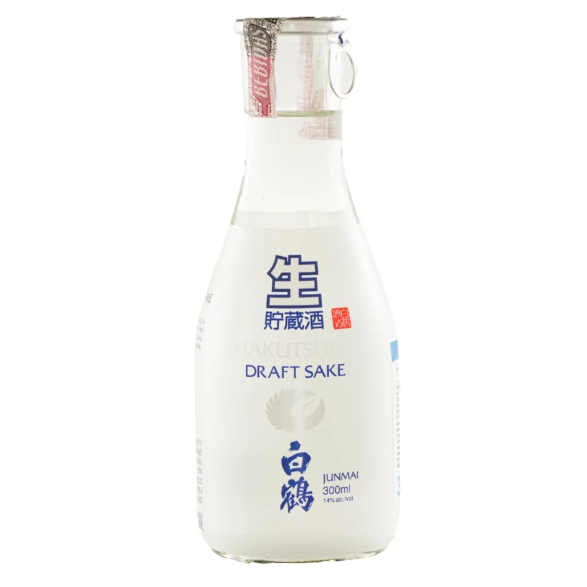 SAKE HAKUTSURU JUNMAI DRAFT 300ML