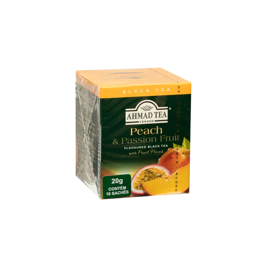Chá Peach & Passion Fruit AHMAD TEA 20g