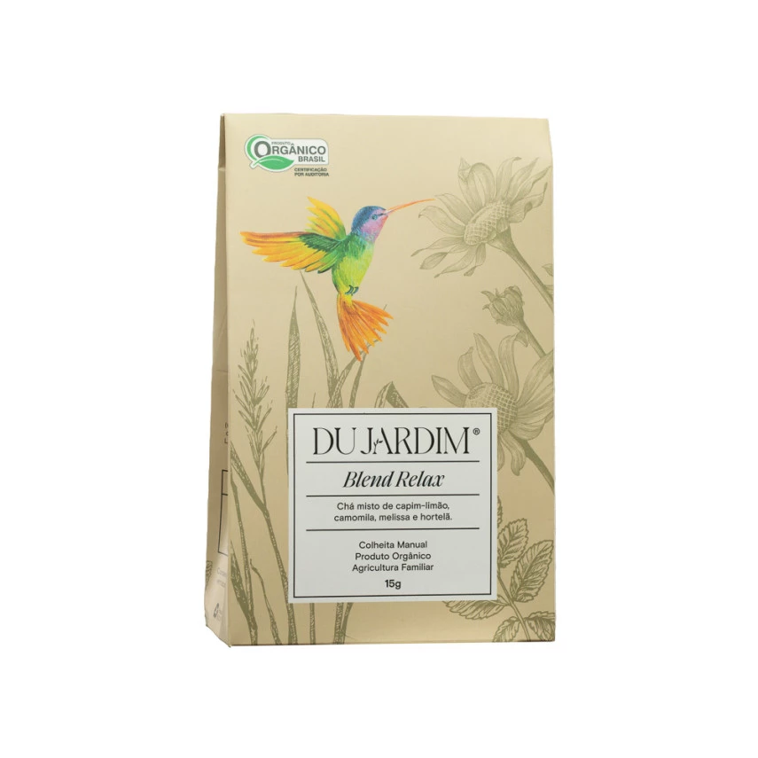 Chá Blend Relax Orgânico DU JARDIM 15g