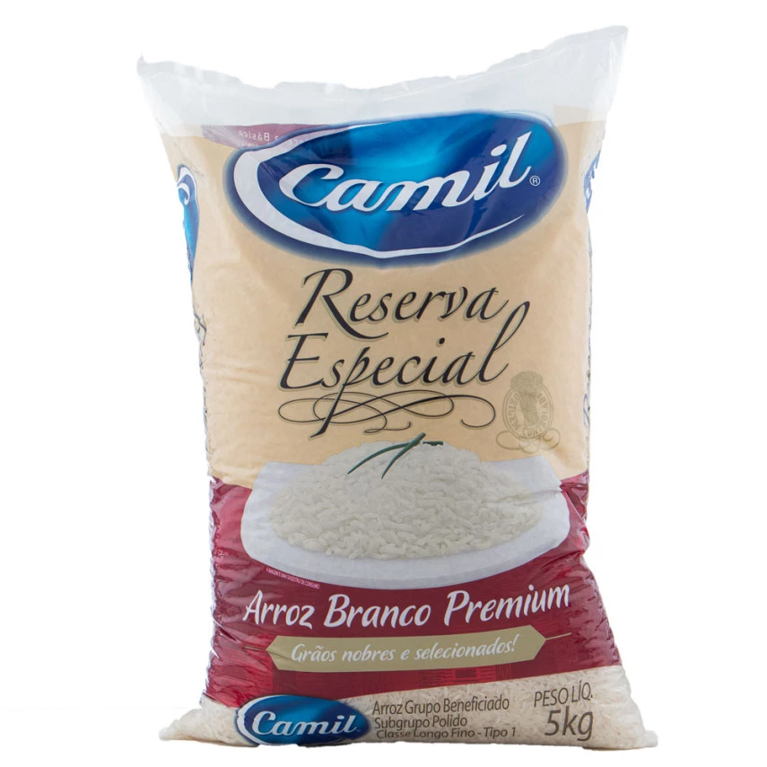 Arroz Branco Reserva Especial CAMIL 5kg