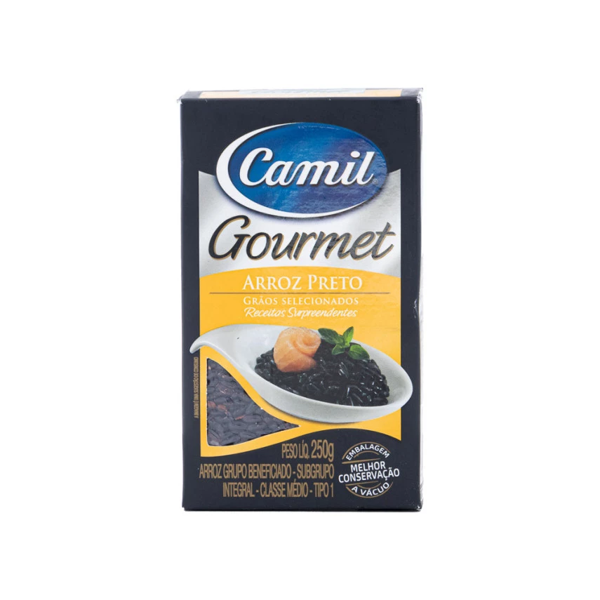 Arroz preto gourmet CAMIL 250g